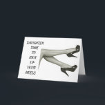 *DAUGHTER* KICK UP OR OFF YOUR HEELS 21st BIRTHDAY Card<br><div class="desc">HAVE "FUN" AND SEND THIS VERY CUTE CARD TO "YOUR FRIEND OR FAMILY MEMBER " FOR HER *21st* BIRTHDAY-KICK OFF YOUR "HEELS" OR KICK THEM UP---JUST "ENJOY" YOUR BIRTHDAY!</div>