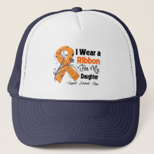 Daughter - Leukemia Ribbon Trucker Hat