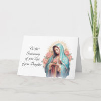 Daughter Loss Anniversary Blessed Mary