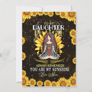 Daughter Lovers To My Daughter Love Mum Invitation