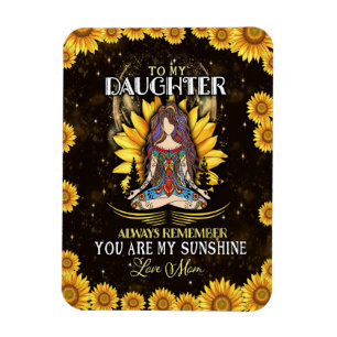 Daughter Lovers To My Daughter Love Mum Magnet