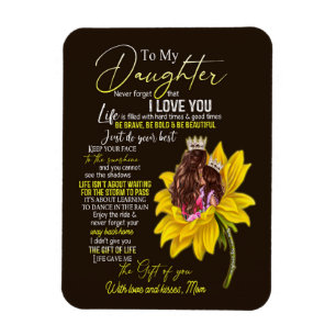 Daughter Lovers To My Daughter Love Mum Magnet