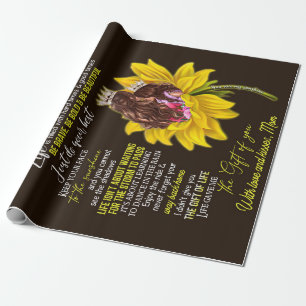 Daughter Lovers To My Daughter Love Mum Wrapping Paper