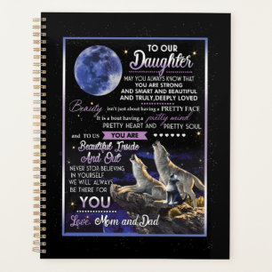 Daughter Lovers To Our Daughter Love Mum And Dad Planner