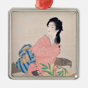 Daughter Miyuki (Beautiful Japanese Lady) (Asian) Metal Tree Decoration