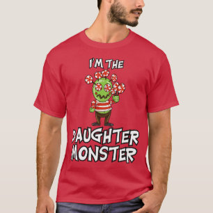 Daughter Monster Halloween Matching Family Costume T-Shirt