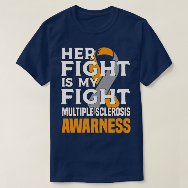 Daughter Mother Multiple Sclerosis Awareness Women T-Shirt (Design Front)
