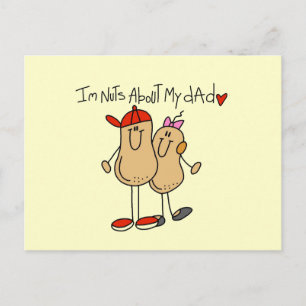 Daughter - Nuts About My Dad T-shirts and Gifts Postcard