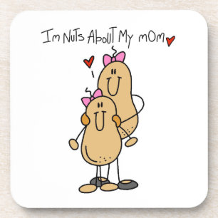 Daughter - Nuts About My Mum T-shirts and Gifts Coaster