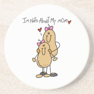 Daughter - Nuts About My Mum T-shirts and Gifts Coaster