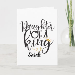 Daughter of a King Card