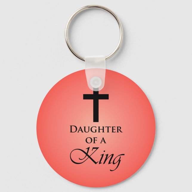 Daughter of a King Key Ring (Front)