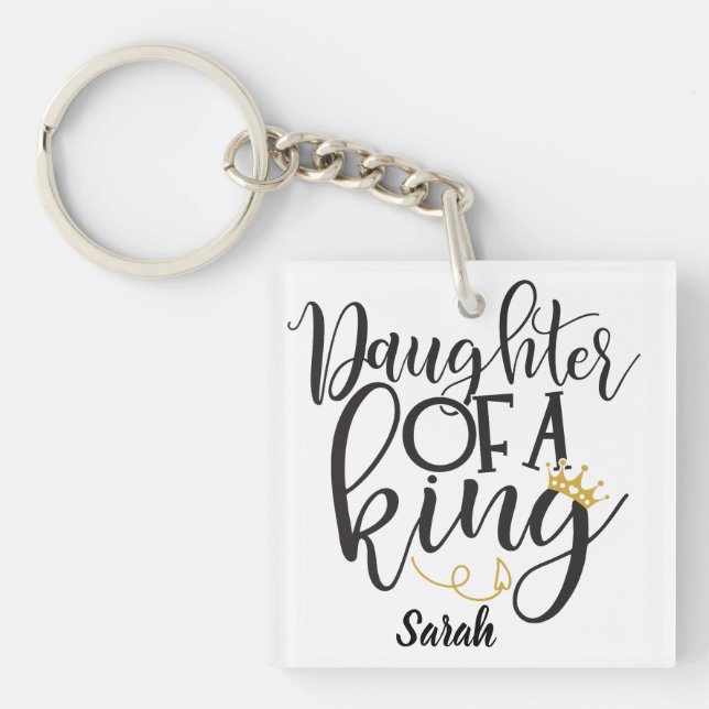 Daughter of a King  Key Ring (Front)