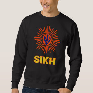 Daughter Of A Sikh Proud Punjabi Khanda Indians Gi Sweatshirt