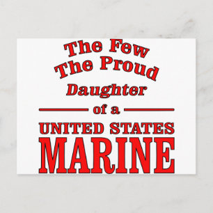 Daughter Of A United States Marine Postcard