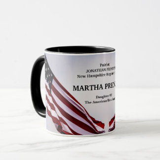 Daughter Of American Revolution Patriotic Mug