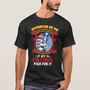 Daughter Of An Iraq War Veteran Design T-Shirt