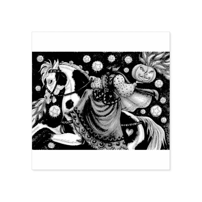 DAUGHTER OF SLEEPY HOLLOW HALLOWEEN RUBBER STAMP (Imprint)