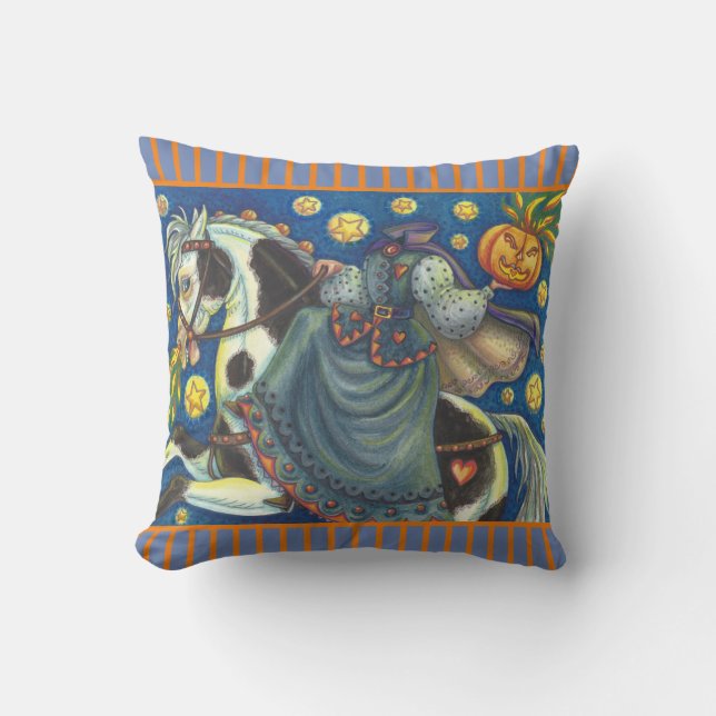 DAUGHTER OF SLEEPY HOLLOW HALLOWEEN THROW PILLOW (Front)