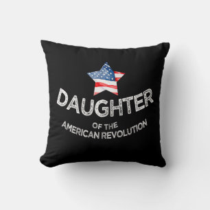 Daughter of the American Revolution DAR Star  Cushion