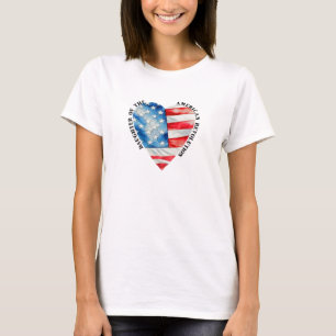 Daughter of the American Revolution watercolor  T-Shirt