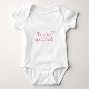 Daughter of the Bride Baby Bodysuit