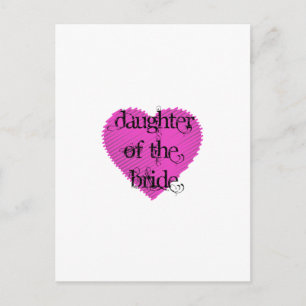 Daughter of the Bride Postcard