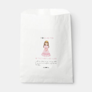 Daughter Of The King 1stBirthday Simple Thank you Favour Bags
