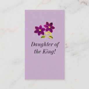 Daughter of the King Business Card