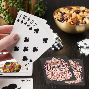 Daughter of the King Christian Design Faith-Based Playing Cards