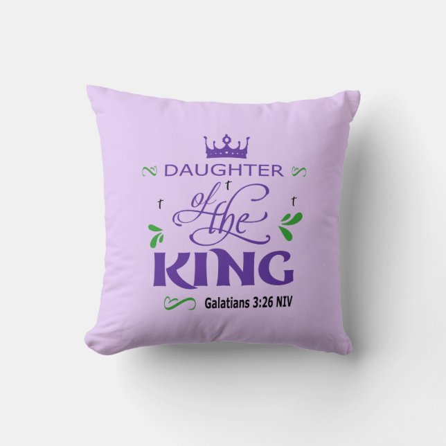 Daughter Of The King Cushion (Front)