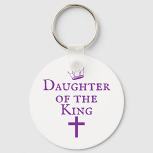 Daughter of the King design Key Ring