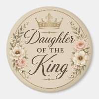 Daughter of the King Elegant Refrigerator