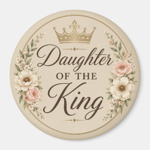 Daughter of the King Elegant Refrigerator Magnet