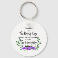Daughter of the KING Keychain