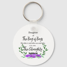 Daughter of the KING Keychain
