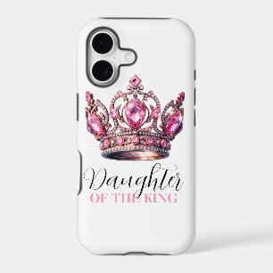 Daughter of the King Watercolor Crown iPhone case