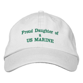 Daughter of US MARINE Embroidered Hat
