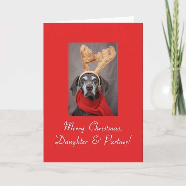 Daughter & Partner Christmas Card (Front)