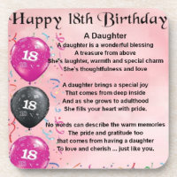 Daughter Poem - 18th Birthday