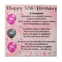 Daughter Poem 30th Birthday