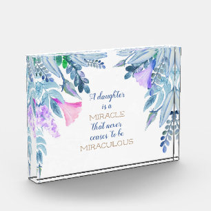 Daughter Quote Photo Block