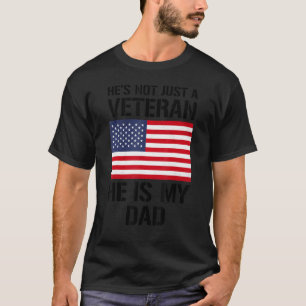 Daughter Son Bulletin Father Dad Veteran T-Shirt