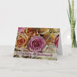 daughter  Thank you for being my Bridesmaid