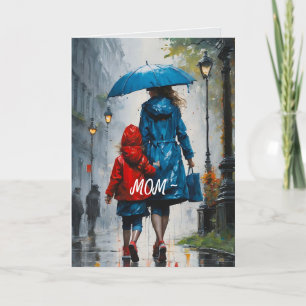 DAUGHTER TO MOM ON MOTHER'S DAY THANK YOU CARD