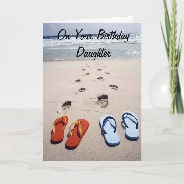 DAUGHTER=YOU ARE WISHED ALL YOUR HEART DESIRES CARD (Front)