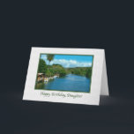 Daughter's Birthday Card with Hawaiian River<br><div class="desc">This digital painting is based on photographs of a river in the northern part of Oahu in Hawaii.   It brings beauty to this birthday greeting card.</div>