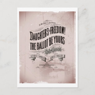 Daughters Freedom Ballet is Yours Postcard