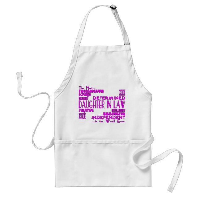 Daughters in Law Weddings & Birthdays : Qualities Standard Apron (Front)