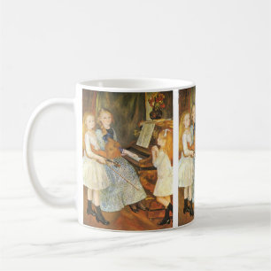 Daughters of Catulle Mendes by Pierre Renoir Coffee Mug